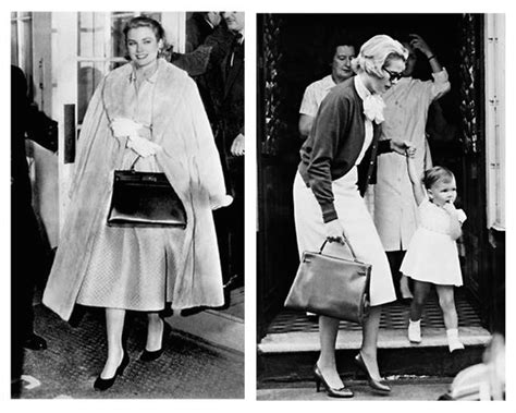 grace kelly hermes bag covering pregnancy|vintage hermes kelly handbag.